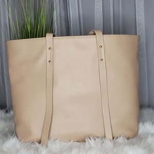 Faux Leather Tote Bag